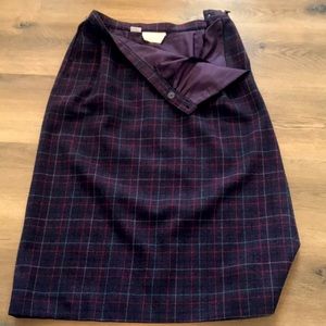 VINTAGE PENDLETON wool Women’s pencil skirt